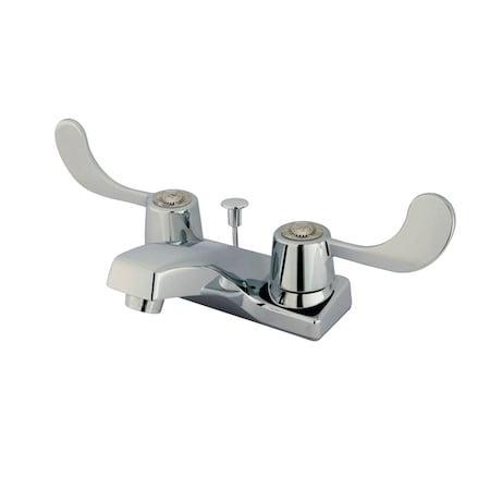 Kingston Brass 4" Centerset Bathroom Faucet, Polished Chrome KB191